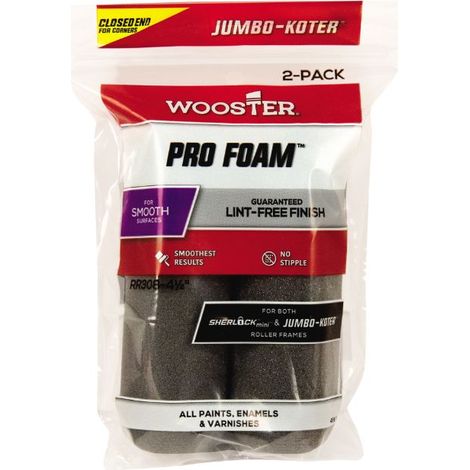 Wooster Jumbo Koter Pro Foam 4.5" Mini Roller Sleeves - Twin Pack
