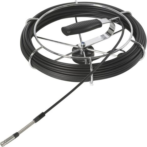 VOLTCRAFT BS-807 Câble pour caméra Ø de la sonde 10 mm 20 m haute résolution, éclairage LED, étanche (1/4)