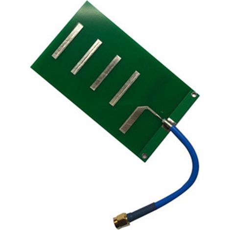 Antenne Yagi directionnelle 2,4 GHz 7 dB en métal durable (1 pièce), montée sur circuit imprimé, gain élevé (1/4)