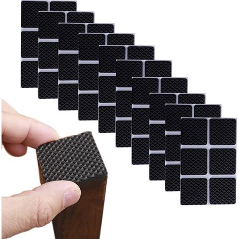 10 feuilles de patins adhésifs pour meubles - Patins pour pieds de meubles - Tailles assorties - Protégez vos planchers de bois franc et stratifiés (1/5)