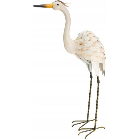 Grulla decorativa de 48x19x75 cm
