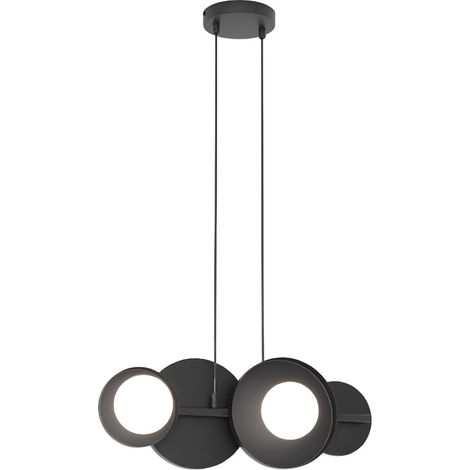 Lampada a sospensione MODEL nera geometrica 4xG9 Emibig (1/5)