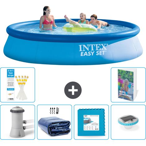 Intex Piscine Easy Set Ronde - 396x84 cm - 7-pièces S326 (1/5)