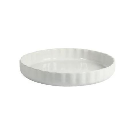 Moule a Tarte en Ceramique Blanc 28 cm CREALYS 512734