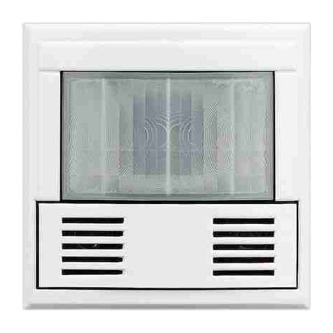 BTIHD4658 Green Switch: Sensore doppia tecnologia (PIR+US) e sensore di luminosità BUS-SCS da incasso a soffitto (per aree di lavoro)