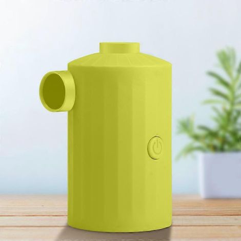 Pompe à air électrique pour gonflables, mini pompe à air portable rechargeable à remplissage rapide avec 6 embouts, gonfleur/dégonfleur à piles pour matelas pneumatiques