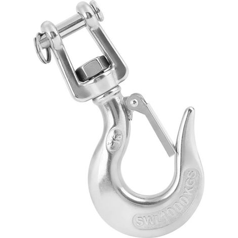 Crochet de Levage Rotatif Acier Inox 304 Capacité 1000kg pour Manutention Industrielle et Charges Lourdes (1/5)