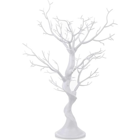 Arbre de Paques 58cm: Arbre Blanc Decoratif Interieur (1/5)