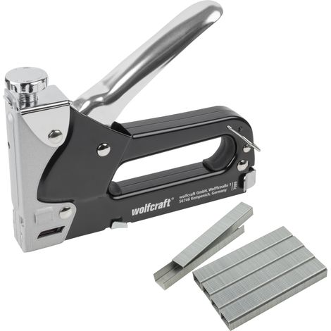 wolfcraft - Kit Agrafeuse Manuelle Tacocraft 7 + 1000 Agrafes 8 mm type 053 - réf. 7089000