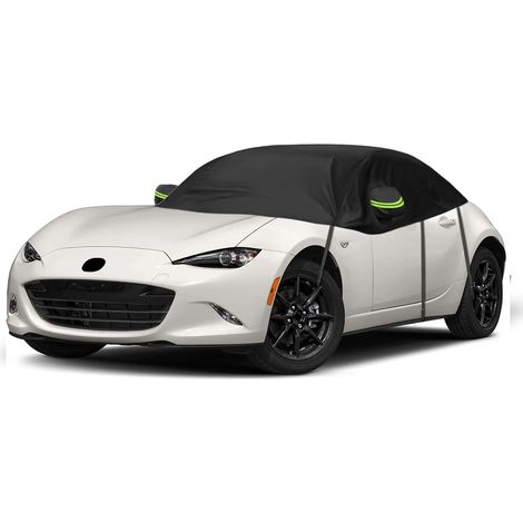 Housse de Voiture Imperméable Remplacement pour MX-5 Miata MK4 ND 2015-2025, Demi Housse de Voiture Résistante Aux UV, Anti-Poussière Demi Garage, pour Extérieur et Intérieur (1/5)