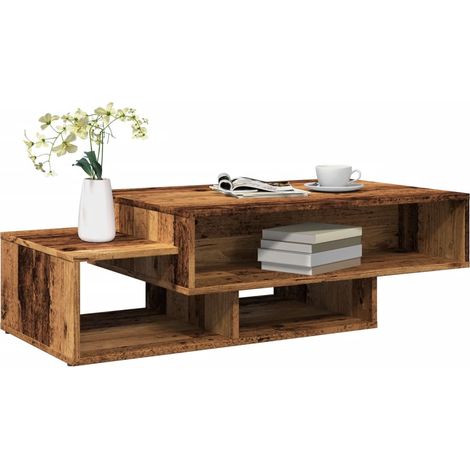 Couchtisch Altholz-Optik 105x55x32 cm Holzwerkstoff