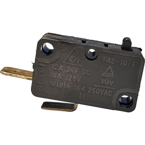 FA2-10/1 Mikroschalter 250V 16A 2Pin Schalter mit Druckstift (1/4)