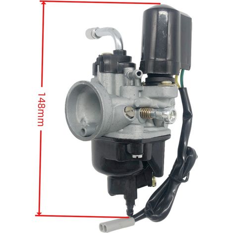 Carburetor compatible with PHVA12/17.5 mm off-road motorcycles and European models. Part number: 404-106. European models are characterized by excellent fuel atomization and low fuel consumption.--DTE