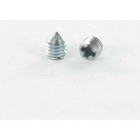 Vis Express – Vis à métaux sans tête Phillips M8X10 – Zamak – Acier zingué – Pour fixation dans matériaux durs – Lot de 1 pièce
