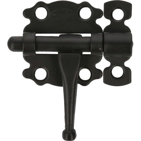 VERROU EN FORGE NOIR AVEC PRÉSENTOIR (1/5)