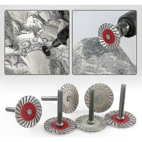 Disque diamanté à tige de 6 mm pour la découpe de carrelage, granit, marbre et céramique (1/5)