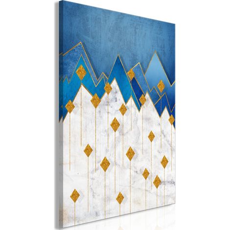 Tableau Snowy Land Vertical - 80 x 120 cm (1/4)