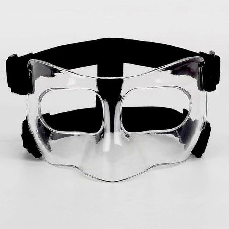 Masque nasal ajustable, compatible avec le sport, peut être utilisé comme masque de protection pour le football et le basketball afin de protéger le visage et le nez des blessures. (1/5)