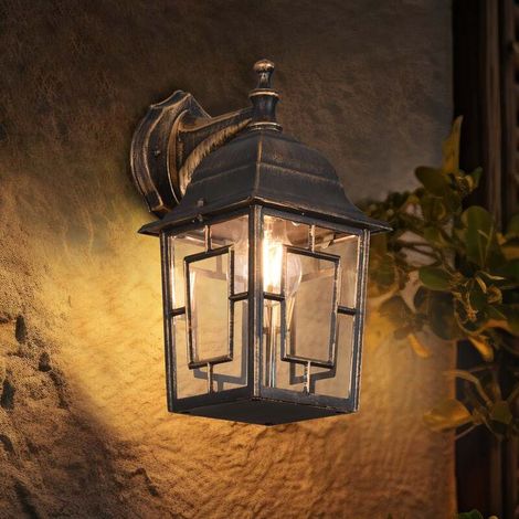 [GEBRAUCHT] B-Ware Außenwandleuchte Volturno E27 rostfarben antik dimmbar 1x60W TRIO LIGHTING (1/2)
