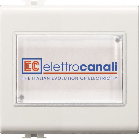 Pulsante Portanome Easy 1P/No Bi ( Elettrocanali Cod. Ecse8025 )