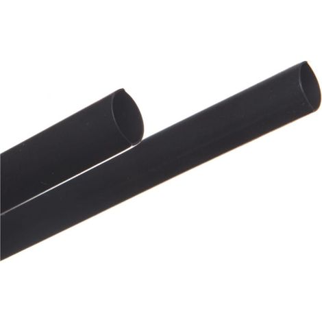 Dünnwandiger Schrumpfschlauch, 1-m-Abschnitte, CR 6.4/3.2 schwarz, 427541 /50 Stück/