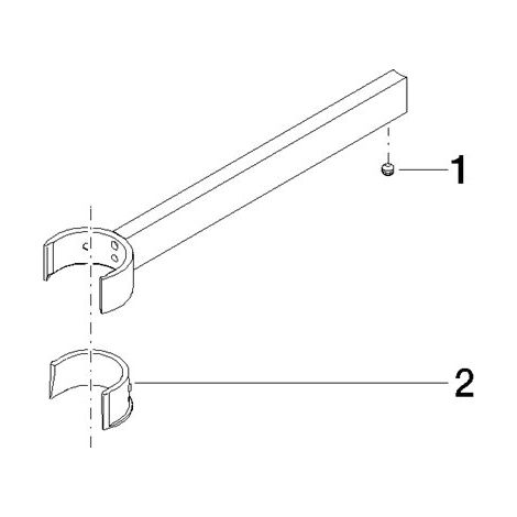 Dornbracht 90172004500-00 Support bras de douche Pièces détachées