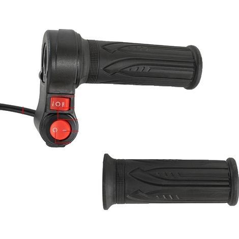 Puño del acelerador, pantalla LCD, compatibilidad universal, 3 velocidades (12-72 V) (1/2)