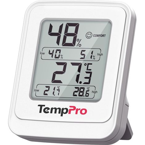 Thermo-hygromètre pour serre, thermomètre de jardin Max/Min IPX5 Résistant à une forte humidité et magnétique – Pour plantes, tentes de culture et jardins (1/5)