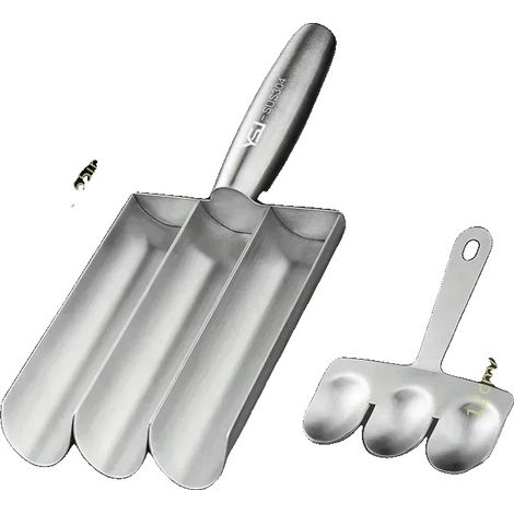 Máquina para hacer albóndigas, capacidad para tres porciones sin esfuerzo, diseño antiadherente, máquina para hacer albóndigas de 3 porciones (1/2)