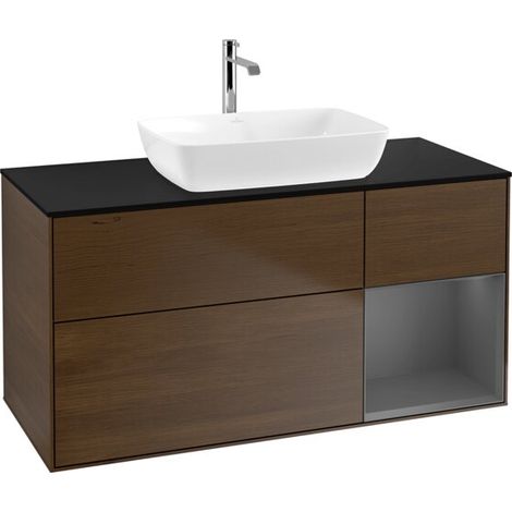 Villeroy & Boch F832GKGN Meuble sous-lavabo Finion F83 (1/2)