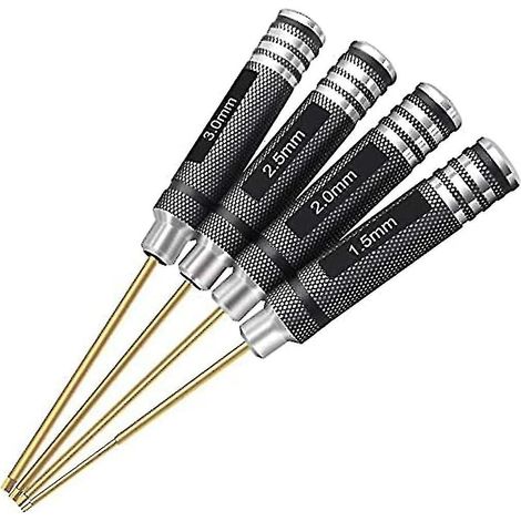Coffret de tournevis hexagonaux en titane Heilwiy Gift - 4 pièces (1,5 mm, 2,0 mm, 2,5 mm, 3,0 mm) (1/5)
