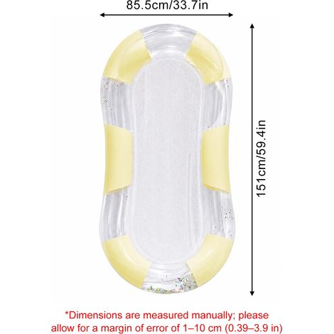 matelas flottant gonflable en PVC pour adultes, idéal pour la plage ou la piscine.