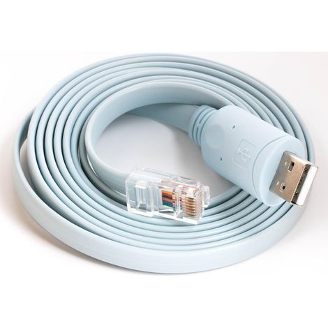 USB-auf-RJ45-Konsolenkabel – 1 Stück – FTDI FT232RL – RS232-Seriellanschluss – Cisco-Router – 1,8 m (1/5)
