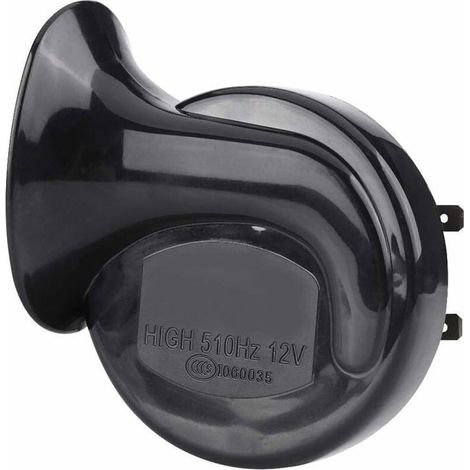 HOXILEELEOKlaxon escargot à air - MICH - 12V - Universel - Imperméable - 110dB - 510HZ - Moto - Camion - Voiture (1/4)