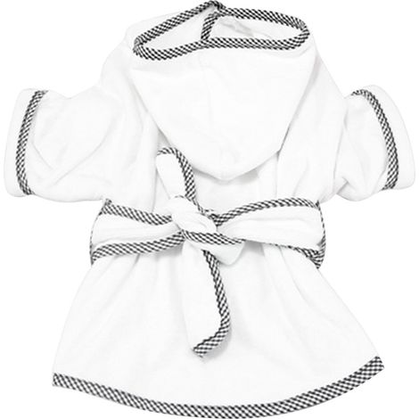 Bata/toalla para perro/gato, pijama para perro, bata de microfibra ultra absorbente de secado rápido, talla M (1/5)
