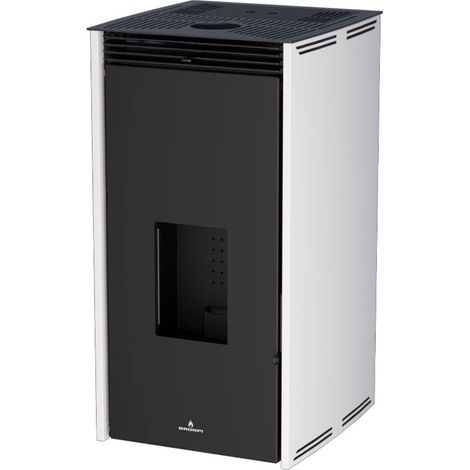 Poêle à granulés sans électricité Free-11 11kW Ivoire (1/3)