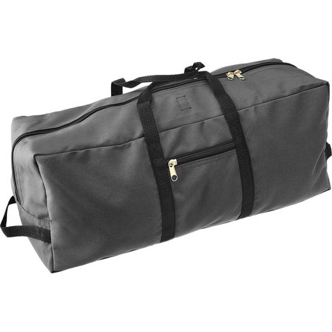 Sac de rangement pour sapin de Noël avec poignée, en tissu Oxford 600D, convient pour un sapin de Noël amovible de 18 cm de haut, dimensions 152 x 51 x 63,5 cm, couleur grise. (1/5)