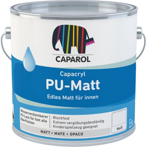 Caparol Capacryl PU Matt - White - 750ml