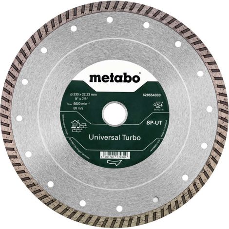 Metabo 628554000 Diamond Cutting Disc Diameter 230x22.23mm
