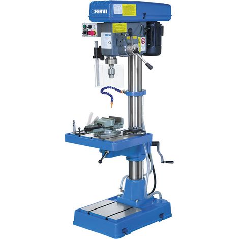 Dreiphasen-Eisen-Saulenbohrmaschine mit Riemenantrieb 400 V 11 kW Fervi t032da