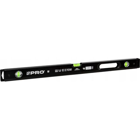 Nivel de burbuja PRO900 Heavy Duty Nivel de burbuja FRESADO NEGRO DE DOBLE CARA 80 CM (1/5)