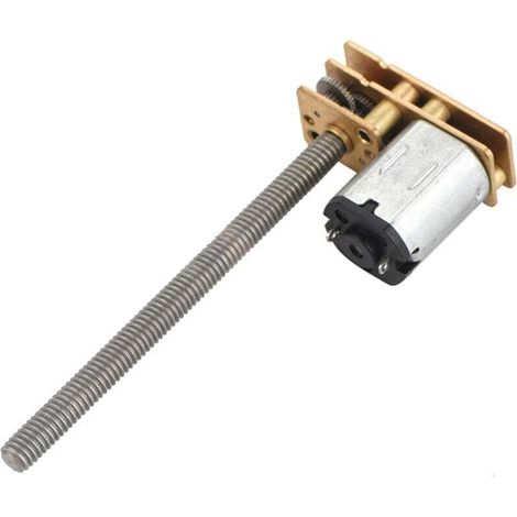 12V 1024GA20 Gear Motor, N20 Reverse Thread, M4 x 55mm Shaft (6V, 30RPM) MUMU (1/4)