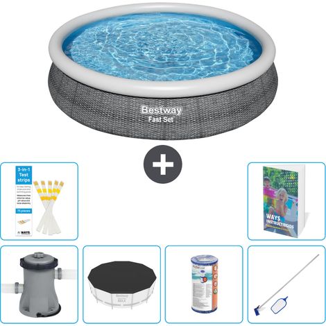 Bestway Piscina Bestway Fast Set Rotonda - 366x76 cm - 7-pezzi  S304