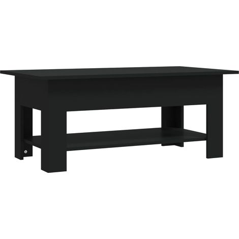 Maison Exclusive - Couchtisch Schwarz 102x55x42 cm Holzwerkstoff