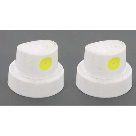2x embout bombe aérosol universel tête pulvérisateur rond blanc spray buse peinture pistolet