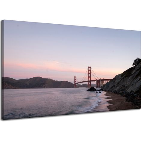 Leinwanddruck „Golden Gate Architektur“ 120 x 70 cm