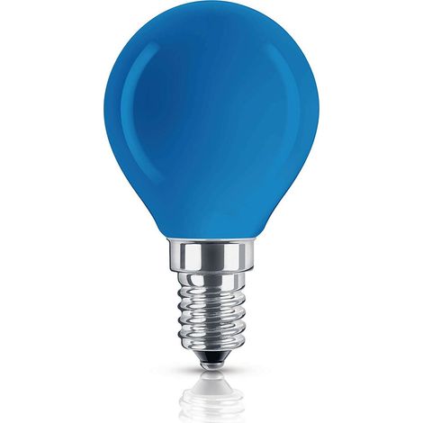 Lampada A Led E14 G45 4W 220V Colore Blu Blue (1/4)