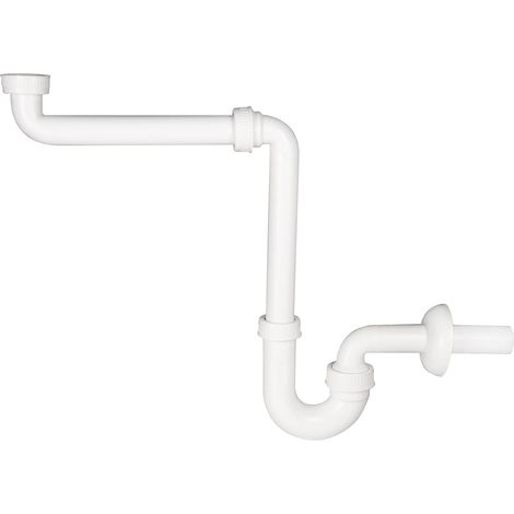 SIFONE LIBERO PER LAVABO - SALVASPAZIO - 1 VIA 1"1/4 - USCITA ø40 (1/2)