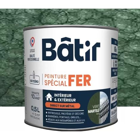Peinture Spécial Fer BÂTIR Vert M32 0,5 L (1/2)