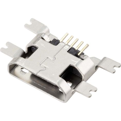 TRU COMPONENTS TC-9201988 Einbaubuchse Micro-USB 2.0 SMD Buchse, Einbau horizontal Micro-USB 2.0 SMD (1/4)